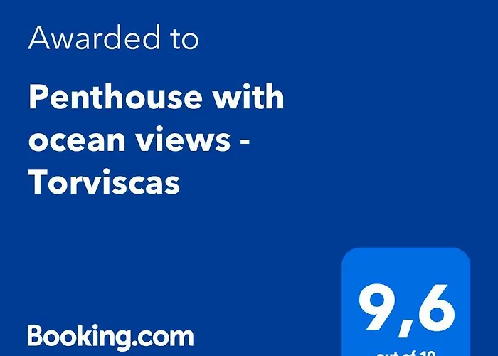 Penthouse With Ocean Views - Torviscas Appartement *