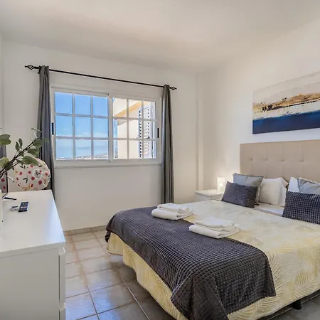 Penthouse With Panoramic Ocean Views & Terrace In Torviscas Apartment Costa Adeje (Tenerife)